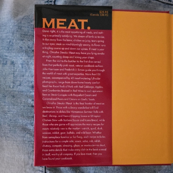 Meat Cookbook Hardback - Picture 3 of 3